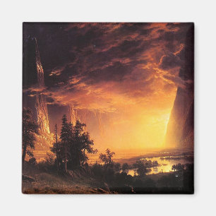 Íman O Sol de Albert Bierstadt no Vale Yosemite