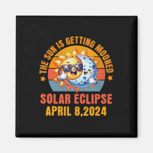 Íman O Sol Está Chegando À Lua Da Chase Solar 2024