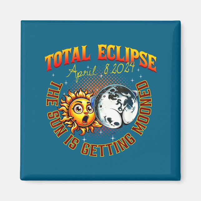 Íman O Sol Está Ficando Enlunado Eclipse Total Solar (Frente)