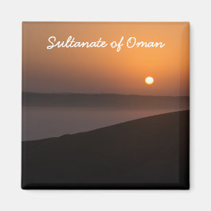 Íman O sol nasce no deserto de Wahiba Sands em Omã