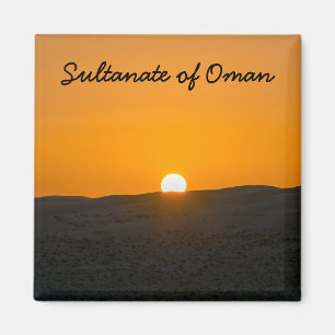 Íman O sol nasce no deserto de Wahiba Sands em Omã
