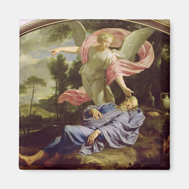 Íman O Sonho de Elijah, 1650-55 (Frente)