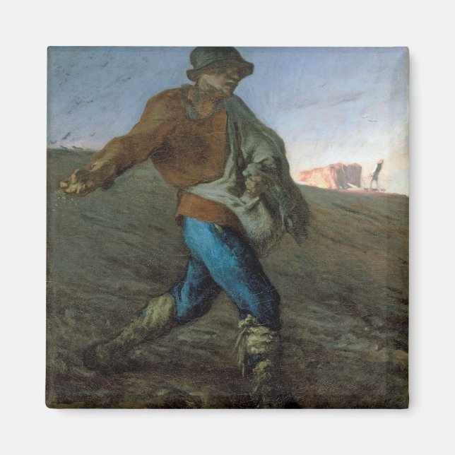 Íman O Sower, Jean-Francois Millet (Frente)