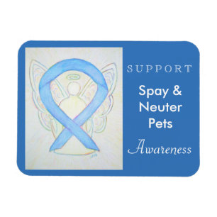 Íman O Spay & Neuter Pets Awareness Angel Custom Magnet