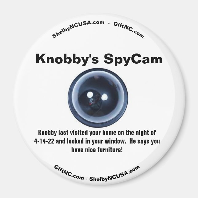 Íman O SpyCam do Knobby é a sua casa (Frente)
