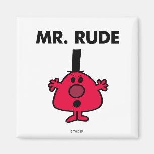Íman O Sr. Rude Vermelho-Enfrentou a raiva