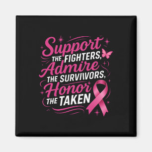 Íman O Suporte à Consciência do Cancer da Mama Combatem