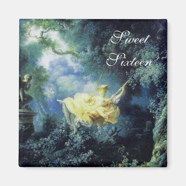 Íman O SWING, DOCE SEXTO PARTIDO verde azul (Frente)