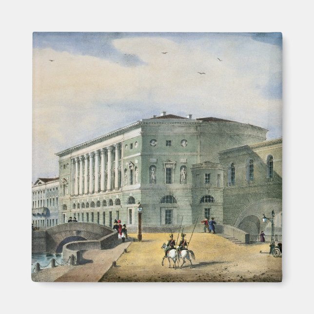 Íman O Teatro Hermitage como Visto de Vassily (Frente)