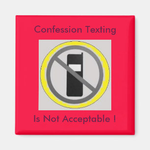 Íman o telemóvel 4, confissão Texting, não é aceita