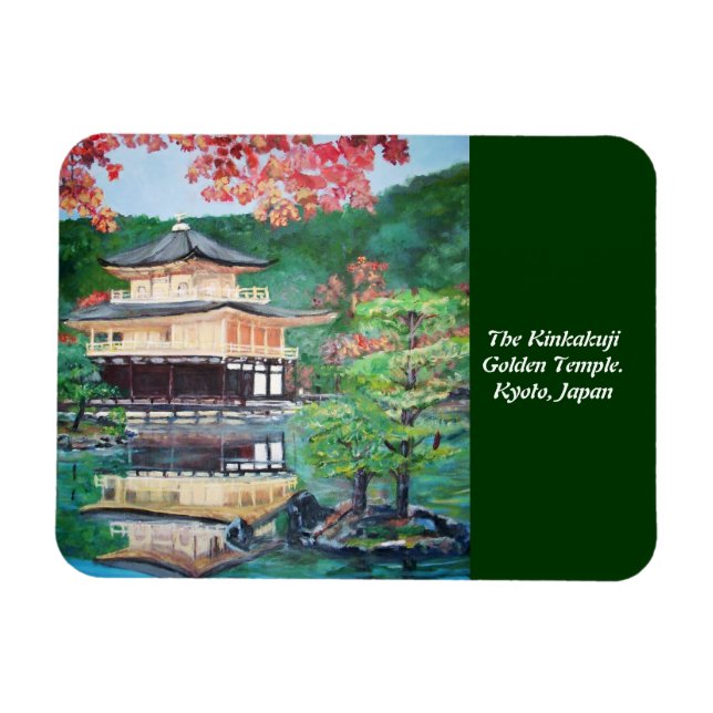 Íman O Templo do Ouro Kinkakuji - Magneta Flexi Premium (Horizontal)