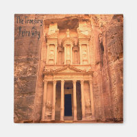 O Tesouro De Petra City Imã de geladeira Souvenir