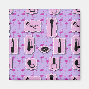 Íman O teste padrão cosmético do logotipo das