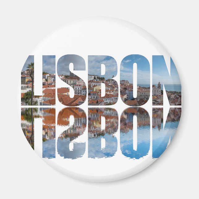 Íman O texto de Lisboa compunha a visão da cidade antig (Frente)