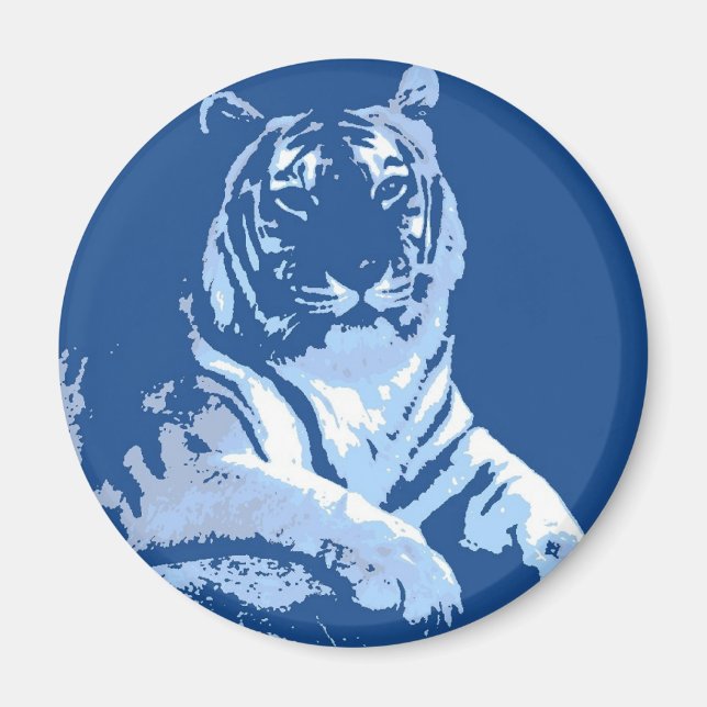 Íman O Tigre Azul (Frente)