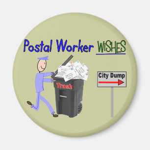 Íman O trabalhador postal deseja — engraçado