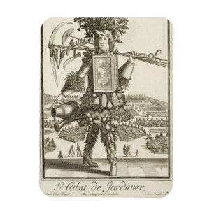 Íman O traje do jardineiro, ilustração 'do Dic
