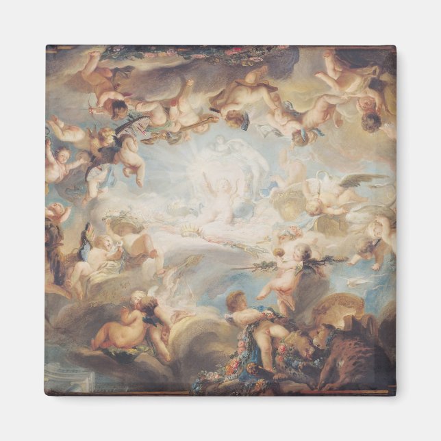 Íman O triunfo de Cupido sobre todos os deuses, 1752 (Frente)