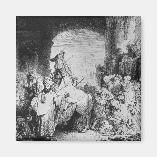 Íman O triunfo de Mordecai, c.1640 (Frente)