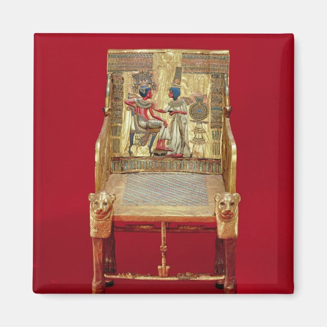 Íman O trono, do Tumba de Tutankhamun (Frente)