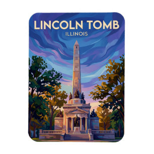 Íman O Túmulo de Lincoln no Cemitério de Oak Ridge EUA