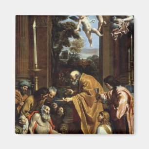 Íman O último sacramento de St Jerome, 1614