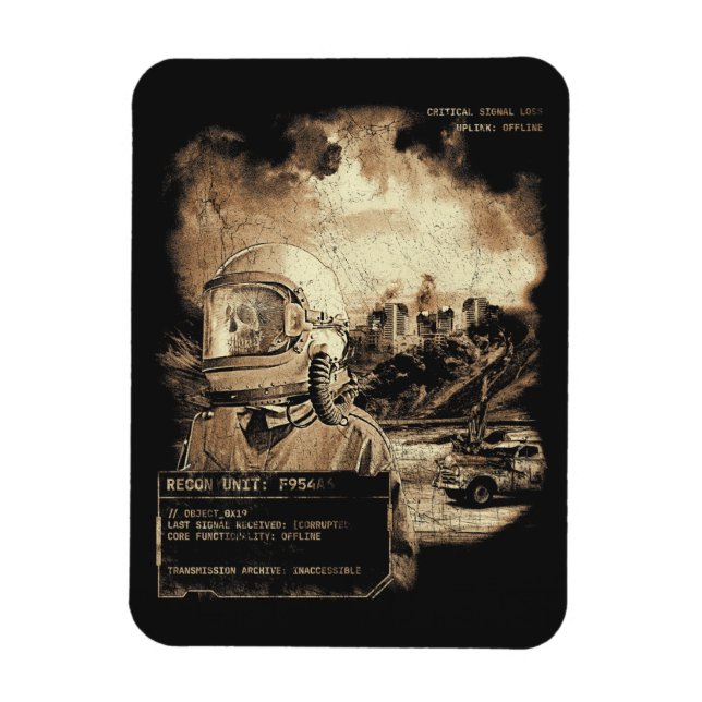 Íman O Último Sinal - Streetwear Techno-Dystopian (Vertical)