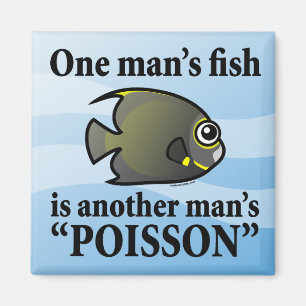Íman O um peixe do homem, o Poisson de um outro homem