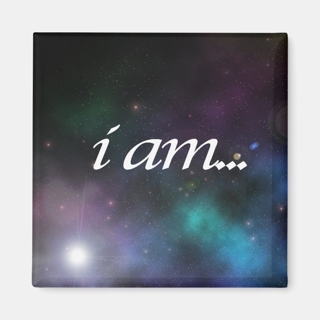 Íman O Universo Motivational Magnets (Frente)