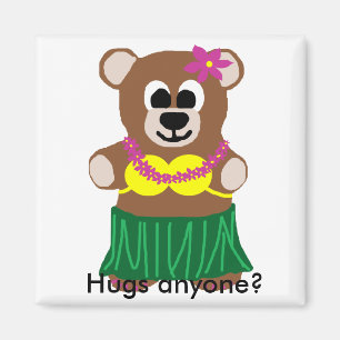 Íman O urso de Hula, abraça qualquer um? ímã