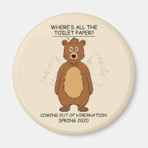 Íman O Urso Engraçado sai do Cartoon Hibernação