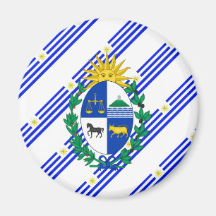 Íman O Uruguayan listra a bandeira