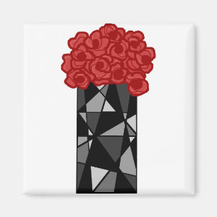 Íman O vaso n floresce o ímã