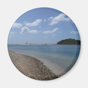 Íman O veleiro à distância na Rua.