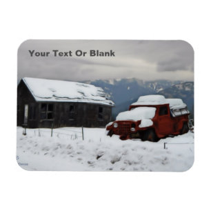 Íman O velho caminhão vermelho