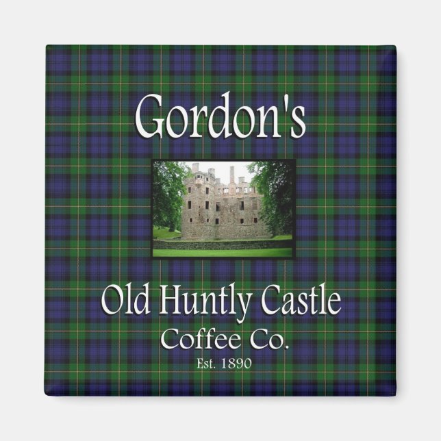 Íman O velho e corajoso café covarde do Gordon Huntly C (Frente)