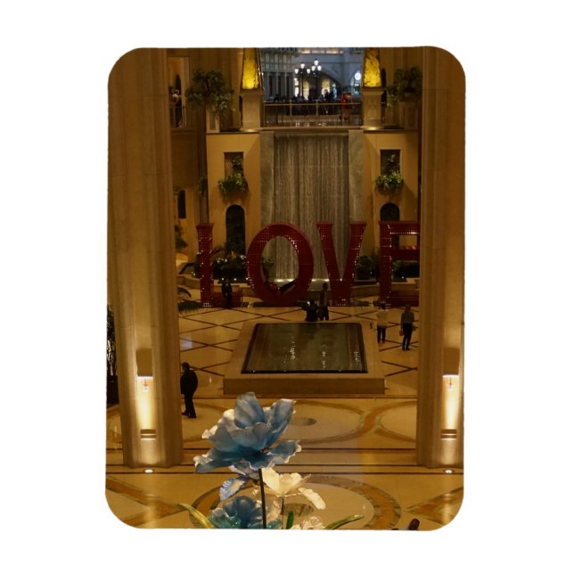 Íman O veneziano Las Vegas, AMOR Magnet (Vertical)