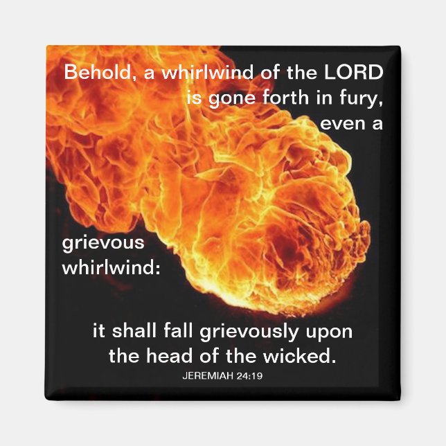 Íman O vento do Senhor - Magnet (Frente)