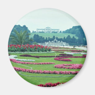 Íman O vermelho o castelo de Shonbrunn, Viena, Áustria