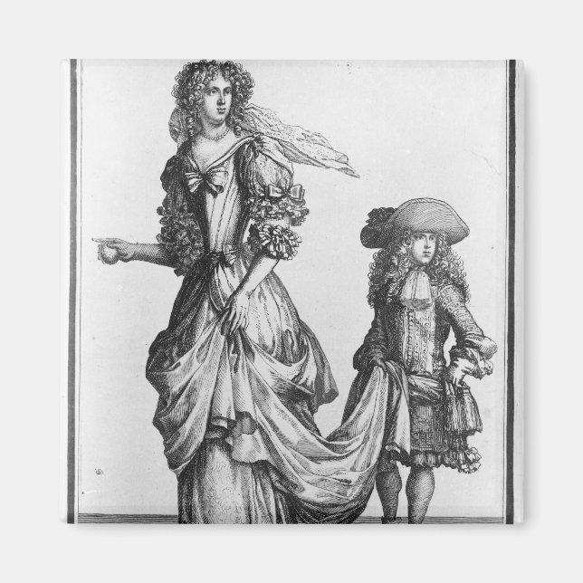 Íman O vestido da cidade de Verão, 1678 (Frente)