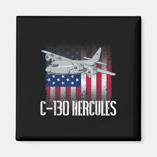Íman O Veterano salgado C-130 Hércules Hercules America (Frente)