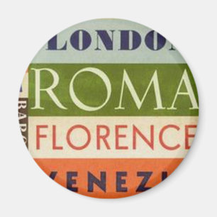 Íman O viagem etiqueta o ímã