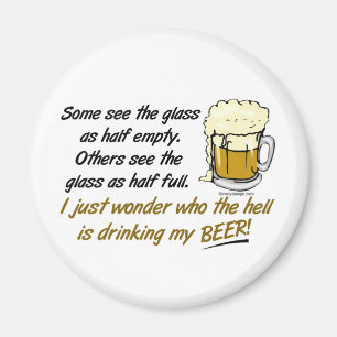 Íman O vidro é meio cheio? Ímãs