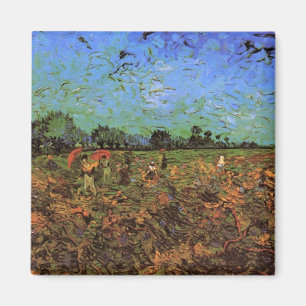 Íman O Vinhedo Verde por Vincent van Gogh