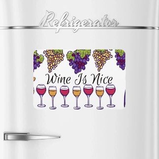 Íman O Vinho É Um Ímã de Foto Flexível Bom