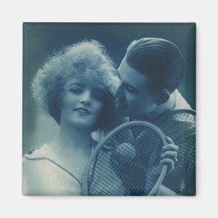 Íman O vintage ostenta o tênis, amor e romance
