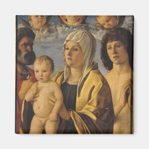 Íman O Virgin & a criança com St Peter & St.