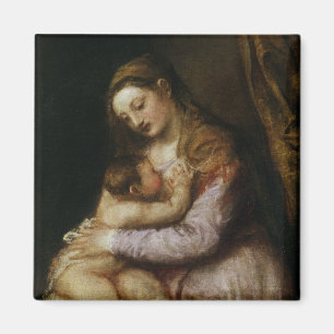 Íman O Virgin e a criança, c.1570-76