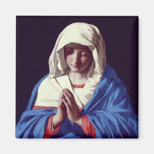 Íman O Virgin na oração, 1640-50 (óleo em canvas)