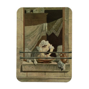Íman O Washerwoman, gravado por J. Laurent Julien (c1